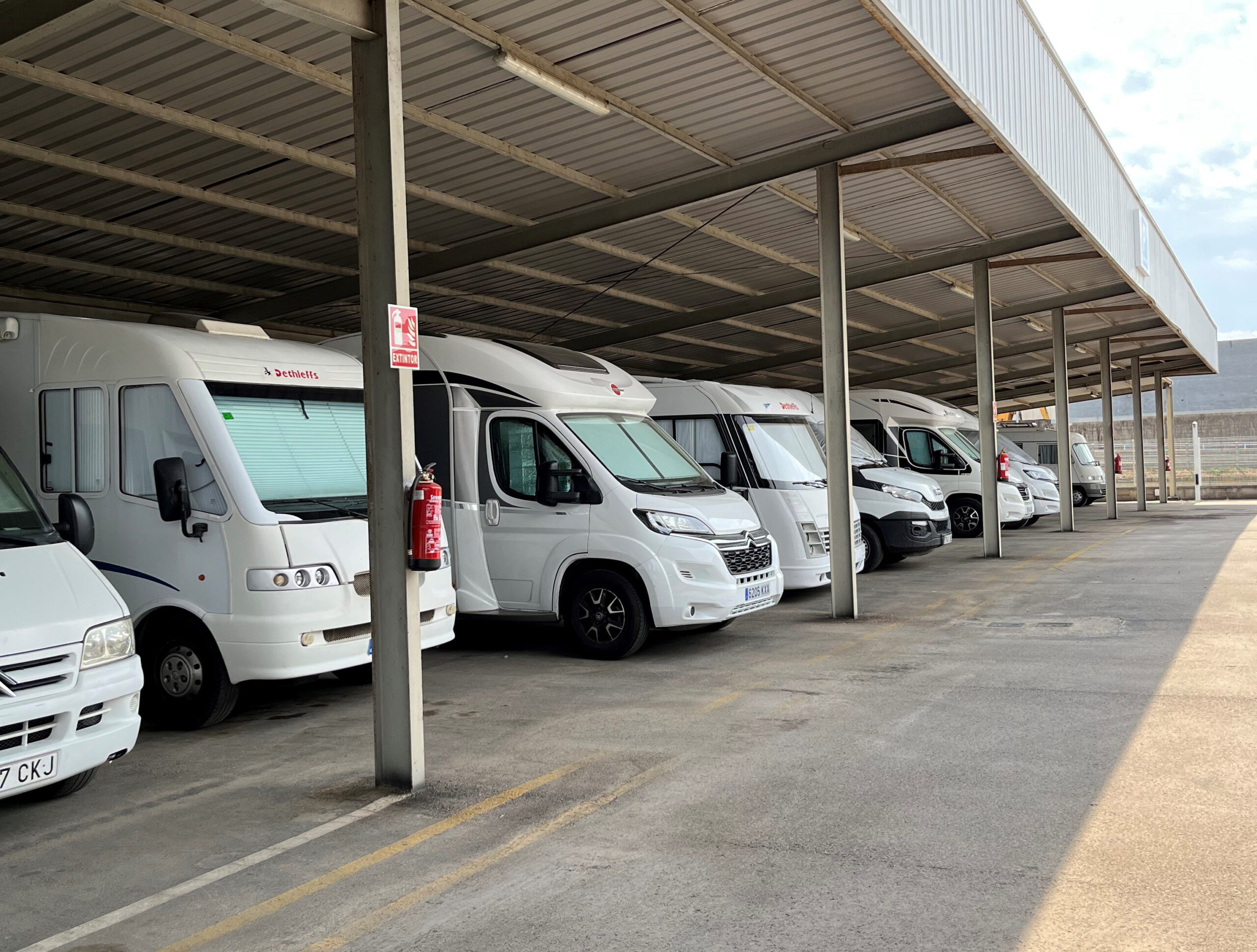 Parking y servicios para autocaravanas en Pamplona. Aixa